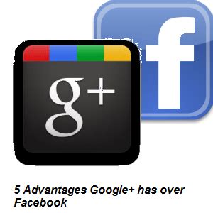 advantages google   facebook