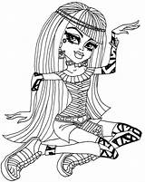 Coloring Monster High Nile Cleo sketch template