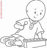 Caillou Coloring Pages Kids Printable Pdf sketch template