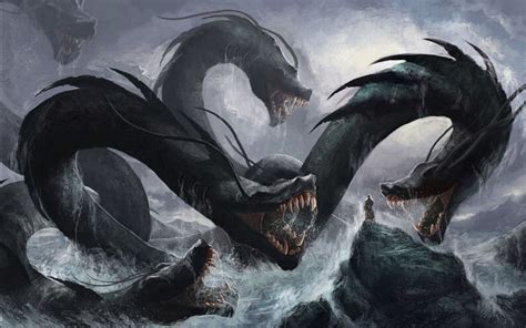 fantasy original art artistic artwork sea ocean creature monster wallpapers hd desktop