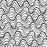 Waves Coloring Wave Pages Ocean Line Drawing Pattern Water Seamless Illustration Vector Color Decorative Style Depositphotos Printable Getcolorings Print Getdrawings sketch template