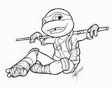 Ninja Coloring Turtles Pages Turtle Tmnt Baby Donatello Mutant Teenage Raphael Color Drawing Print Easy Colouring Printable Sheets Sheet Donnie sketch template