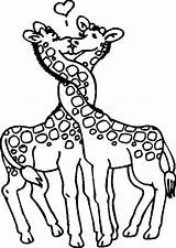 Coloring Giraffe Pages Printable Print sketch template