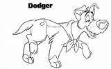 Dodger Lazing sketch template