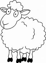 Sheep Coloring Pages Cartoon Getdrawings Lost sketch template