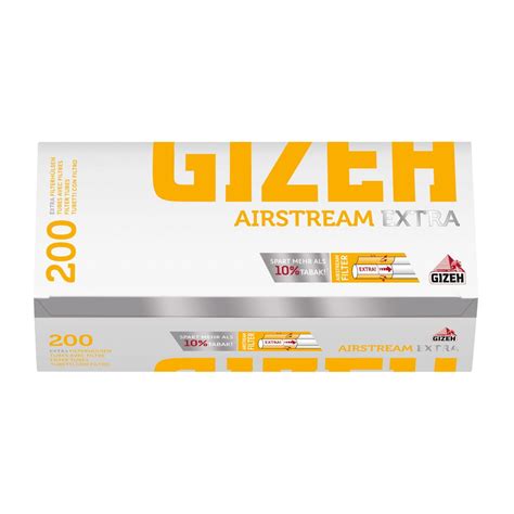 Gizeh Airstream Extra Filter Tubes Cigarette Tubes Extra