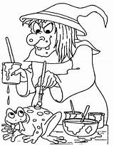 Coloring Witch Pages Scarlet Wicked Spooky Frog West Witches Color Getcolorings Print Getdrawings Adults Colorings Printable sketch template