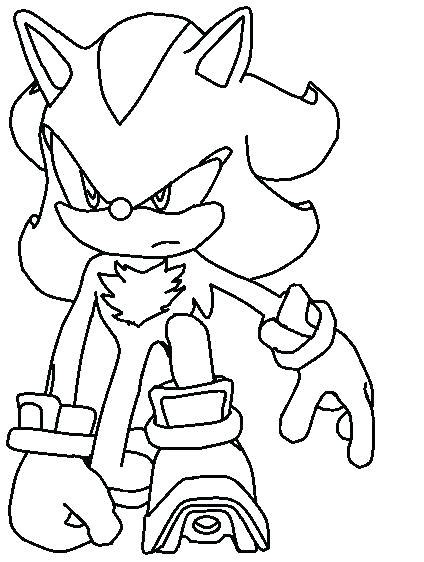 super shadow  hedgehog coloring pages  getcoloringscom