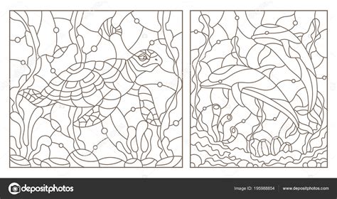 turtle stained glass patterns printable
