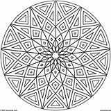 Coloring Pages Cool Geometric Designs Patterns Islamic Pattern Symmetrical Awesome Hard Printable Color Kids Drawing Mandala Book Elementary Pokemon Print sketch template