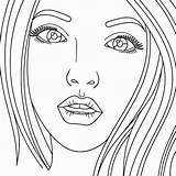 Coloring Pages People Cute Adult Book Recolor Printable Detailed Colouring Color Faces Girls Print Easy Drawings Peoples Abstract Visit Choose sketch template
