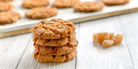 the best ginger biscuits with crystallised ginger bits just a mum s