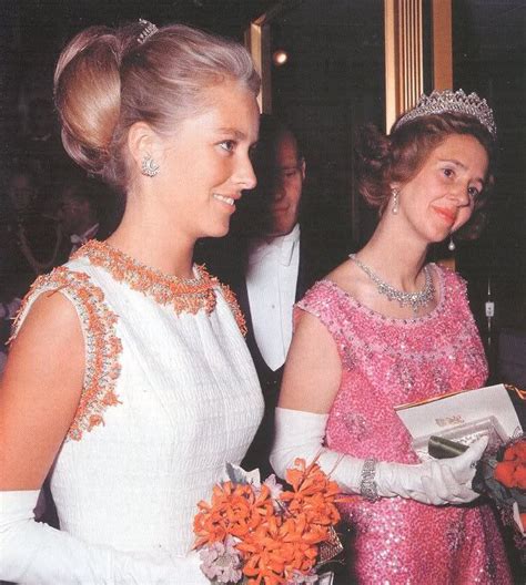 L R Queen Paola Of Belgium And Queen Fabiola Of Belgium