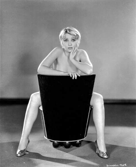 photo  joan blondell    banned  indecency   classic hollywood