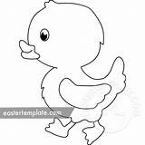 Ducky Eastertemplate sketch template