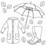 Raincoat Boots sketch template