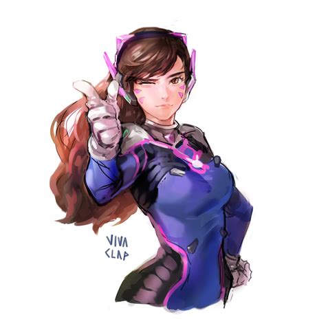 D Va By Viva Clap Overwatch Know Your Meme