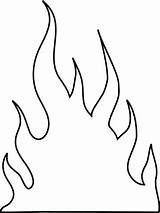 Flame Fire Flames Outline Coloring Clipart Drawing Pages Vector Printable Outlines Clip Print Cliparts Line Transparent Candle Clker Library Color sketch template