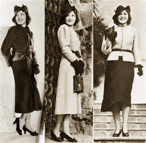 1930s Fashion Hollywood Fall Styles In 1937 1930s Fashion Autumn
