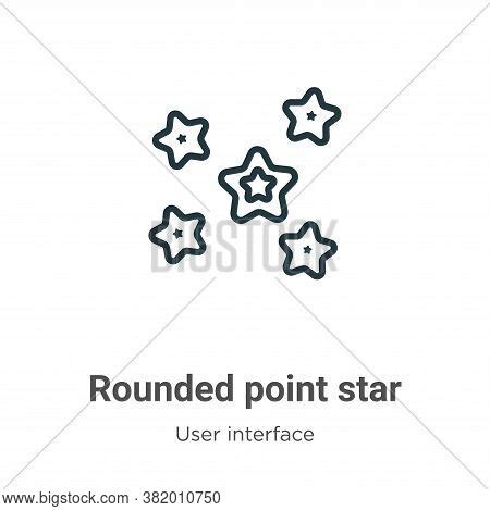 rounded point star vector photo  trial bigstock