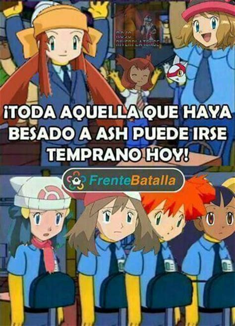 memes de ash y serena pokémon en español amino