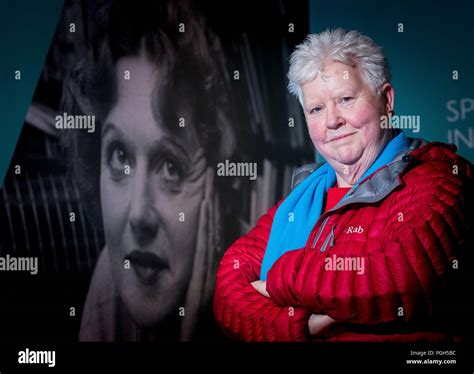 Picture Author Val Mcdermid At The Muriel Sparks Exhibition National