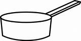 Pan Clipart Clip Sauce Cooking Cartoon Pans Outline Pot Pots Cliparts Baking Clipartbest Library Clipground Cookware Clker Vector Use Large sketch template