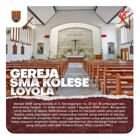 Gereja Sma Kolese Loyola Semarang – Sma Kolese Loyola