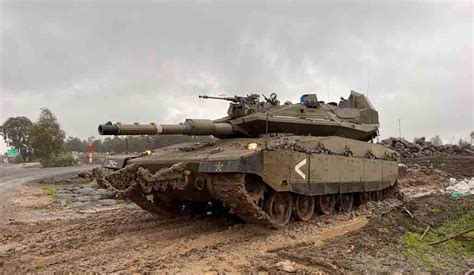 Israeli Defence Forces New Battle Tank The Merkava 4 Barak