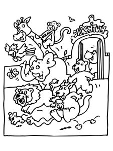zoo coloring pages coloring website