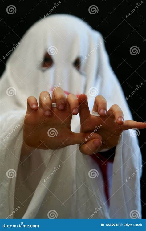 funny ghost stock photo image  daemon child