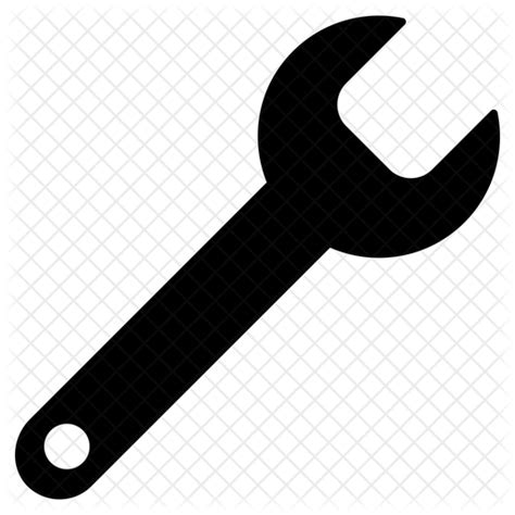 spanner icon   glyph style