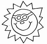 Coloring Sun Pages Print sketch template