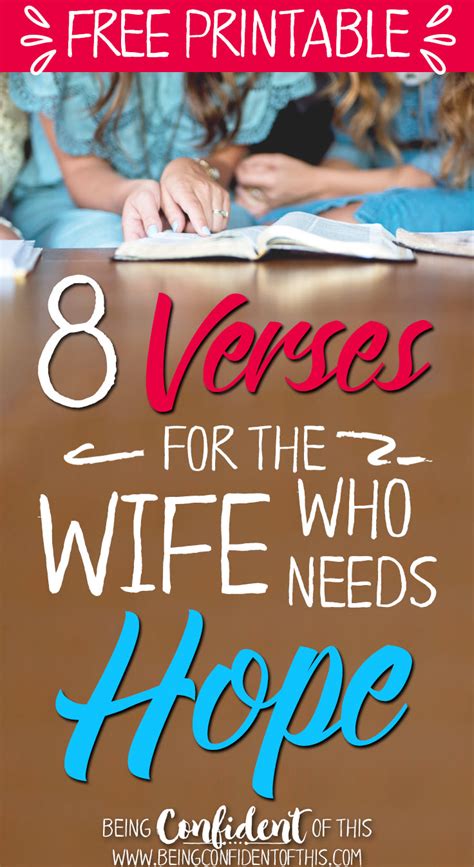 8 Verses Of Hope For Every Woman Free Printable Being