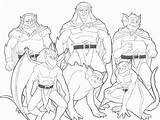 Gargoyles Coloring Pages Gargoyle Drawing Adult Group Disney Printable Sheet Getdrawings Getcolorings Deviantart Color Nice sketch template