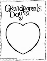 Grandparents sketch template