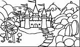 Land Coloring Pages Getcolorings Candyland Candy Color Printable Print sketch template