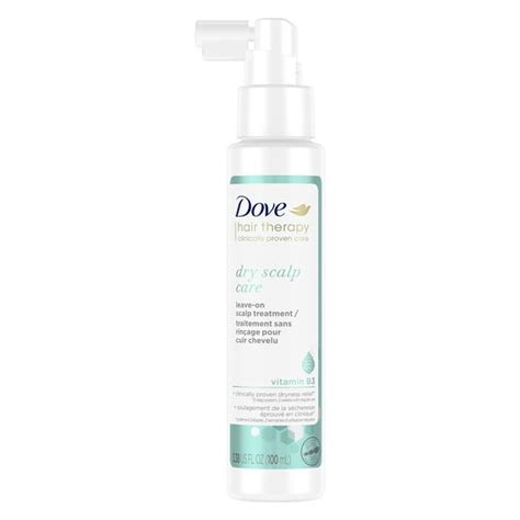 dove hair therapy leave on scalp treatment dry scalp care 3 38 fl oz