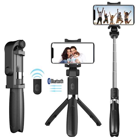 Portable Lightweight Selfie Stick Bluetooth Selfie Stick Tripod With