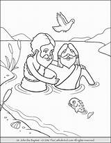 John Baptist Coloring Pages Printable Color Getcolorings Saint sketch template