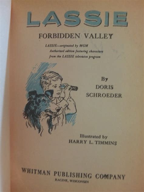 Lassie Forbidden Valley 1959 Whitman Book By Doris Schroeder Etsy