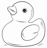 Duck Coloring Rubber Drawing Pages Draw Cartoon Step Printable Sketch Template Kids Preschool Supercoloring Sheets Tutorials Paintingvalley Paper Drawings Easter sketch template