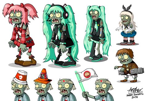 image otaku zombie conceptjpg plants  zombies character creator