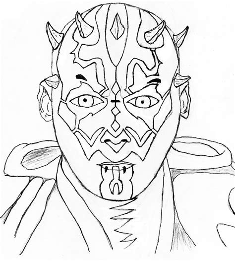 darth maul coloring pages coloring pages