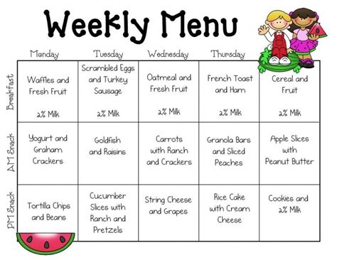 suplemen peninggi badan daycare menu healthy school snacks toddler menu