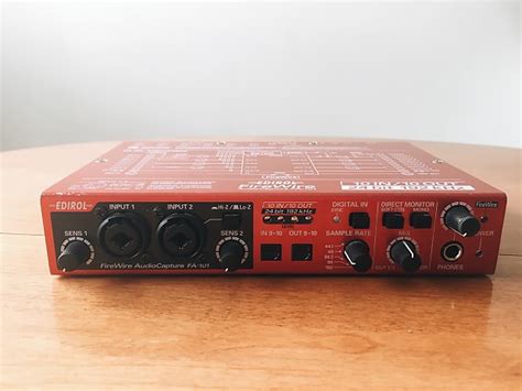 Edirol Fa 101 Recording Interface Reverb