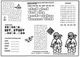 Placemats Placemat Puzzles Childrens Pirates Pm02 sketch template