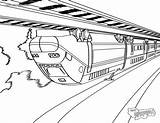 Train Coloring Pages Subway Freight Getcolorings sketch template