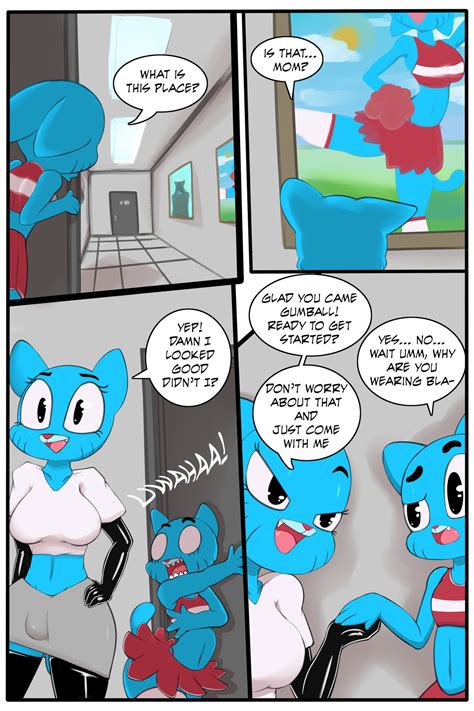 please cheer me the amazing world of gumball [saurian] comics manics