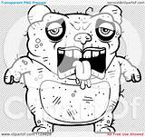 Ugly Depressed Panda Outlined Coloring Clipart Cartoon Vector Illustration Cory Thoman Regarding Notes Quick sketch template